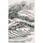 李儒光《明月山月牙田》