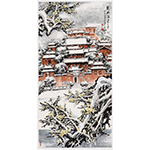 杨艾湘《龙兴讲寺之冬》