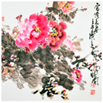 袁海潮《富贵长春》