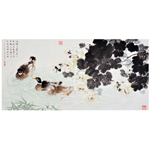 邹传安《芙蓉鸭子》