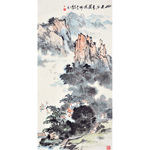 朱惟精作品《山光水色随帆移》