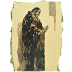 《麦洼寺喇嘛之二》康移风·墨行