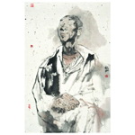 《小镇记事·听戏》康移风·墨行