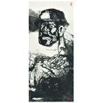 《采煤汉之三》康移风·墨行