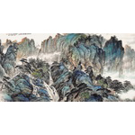 曾昭咏《千山雨后汇百泉》