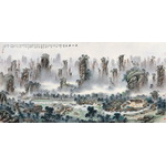 高延芳《溪山幽居》