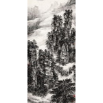 旷小津《张家界山水》