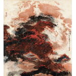 王孟林《秋山映日》