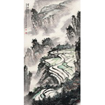 凌文虎《空中田园》