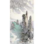 萧有恺《武陵奇峰》