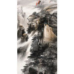 胡立伟《武陵松云图》