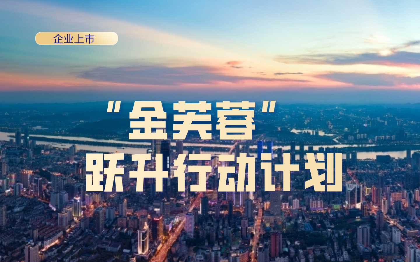 企业上市“金芙蓉”跃升行动计划
